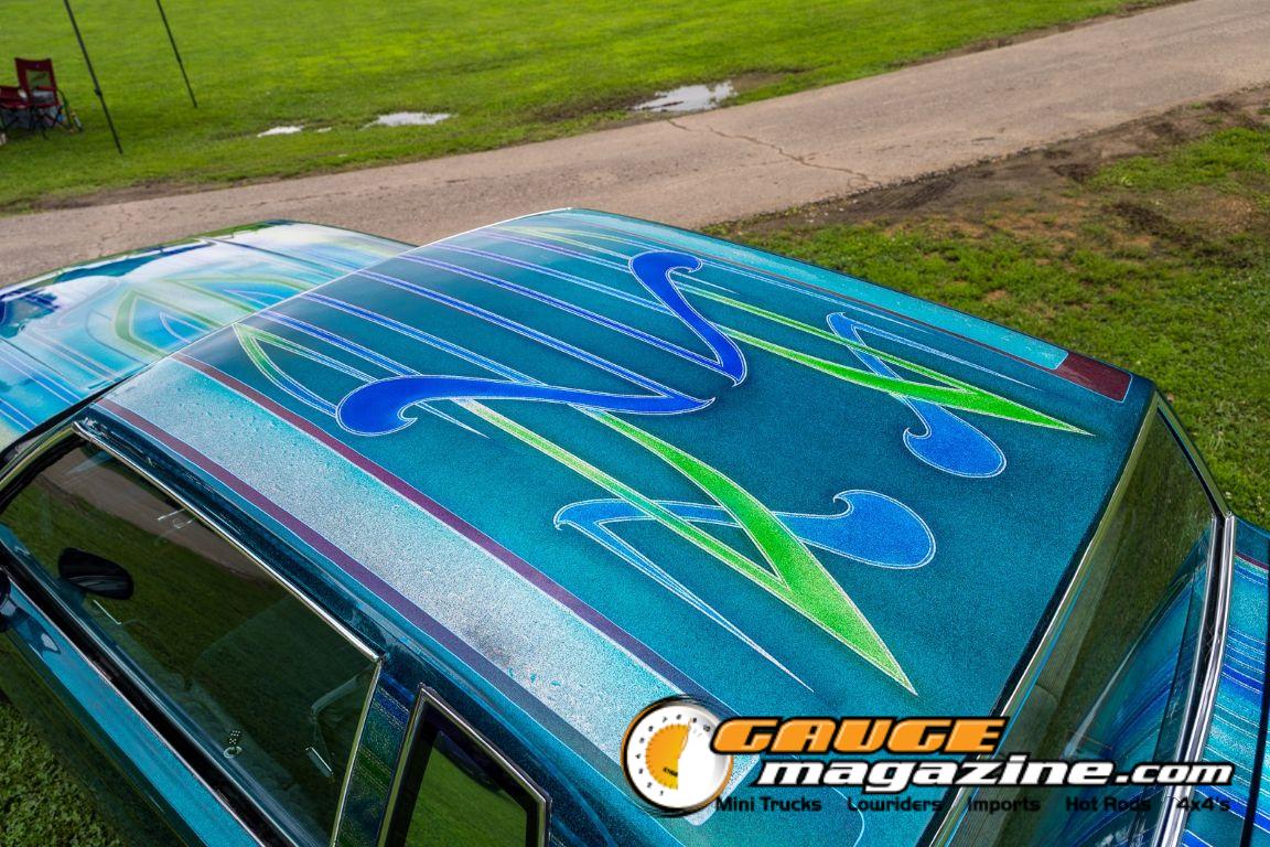 Custom cars on display during Slamology 2026 Cars