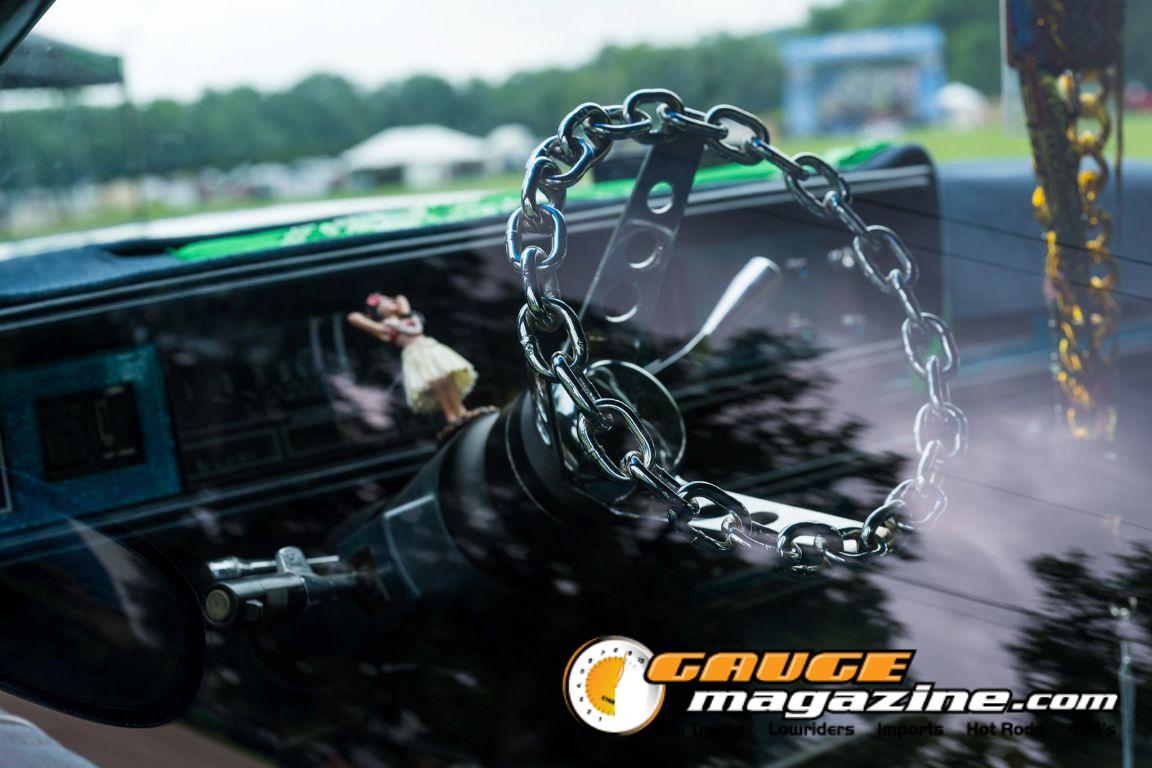 Custom cars on display during Slamology 2026 Cars