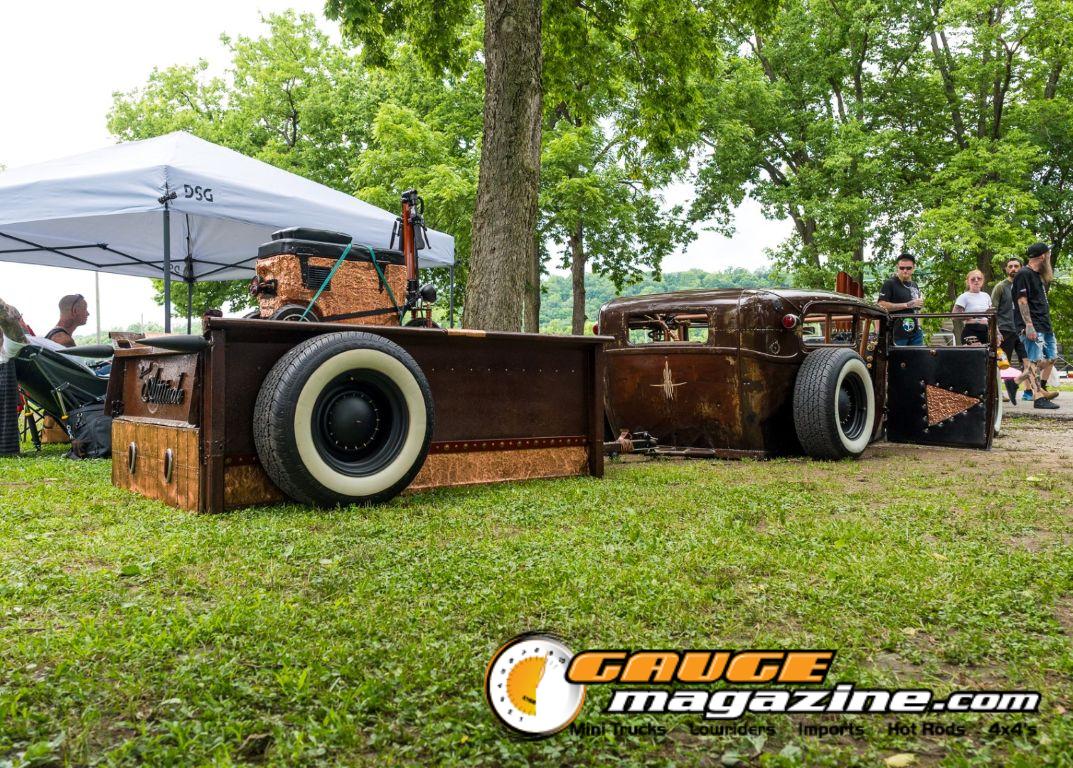 Custom cars on display during Slamology 2026 Cars