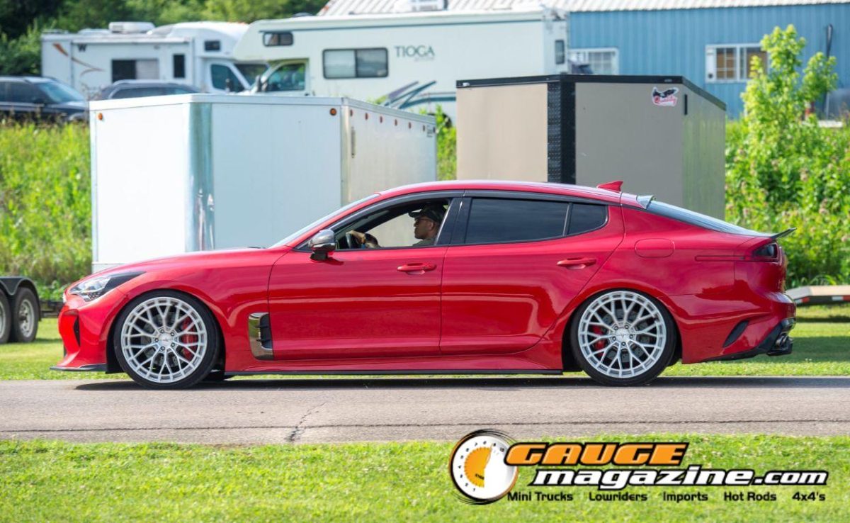 Custom cars on display during Slamology 2026 Cars