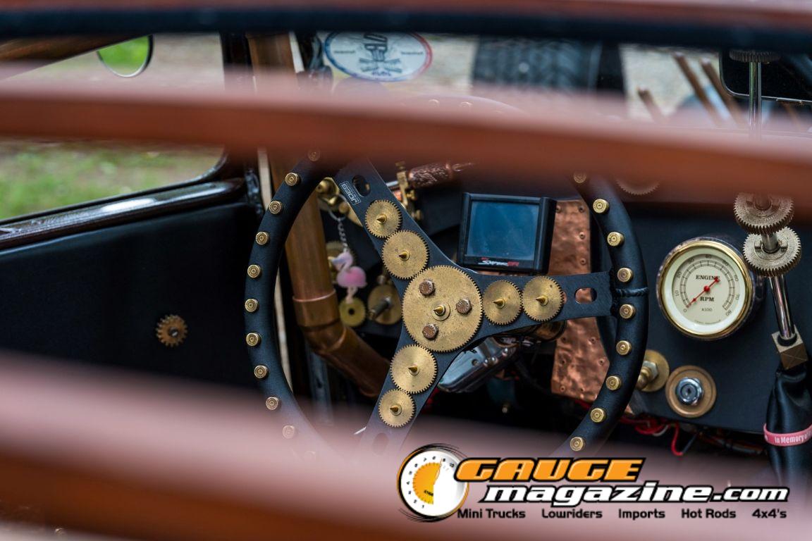 Custom cars on display during Slamology 2026 Cars