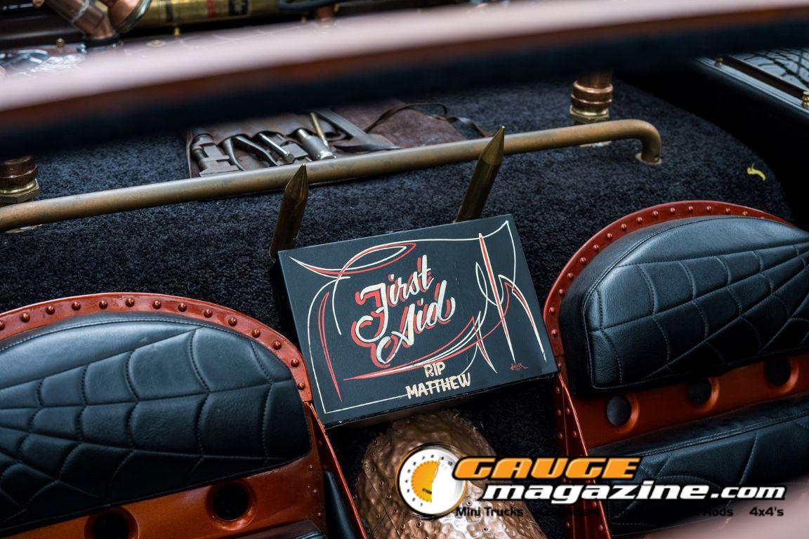 Custom cars on display during Slamology 2026 Cars