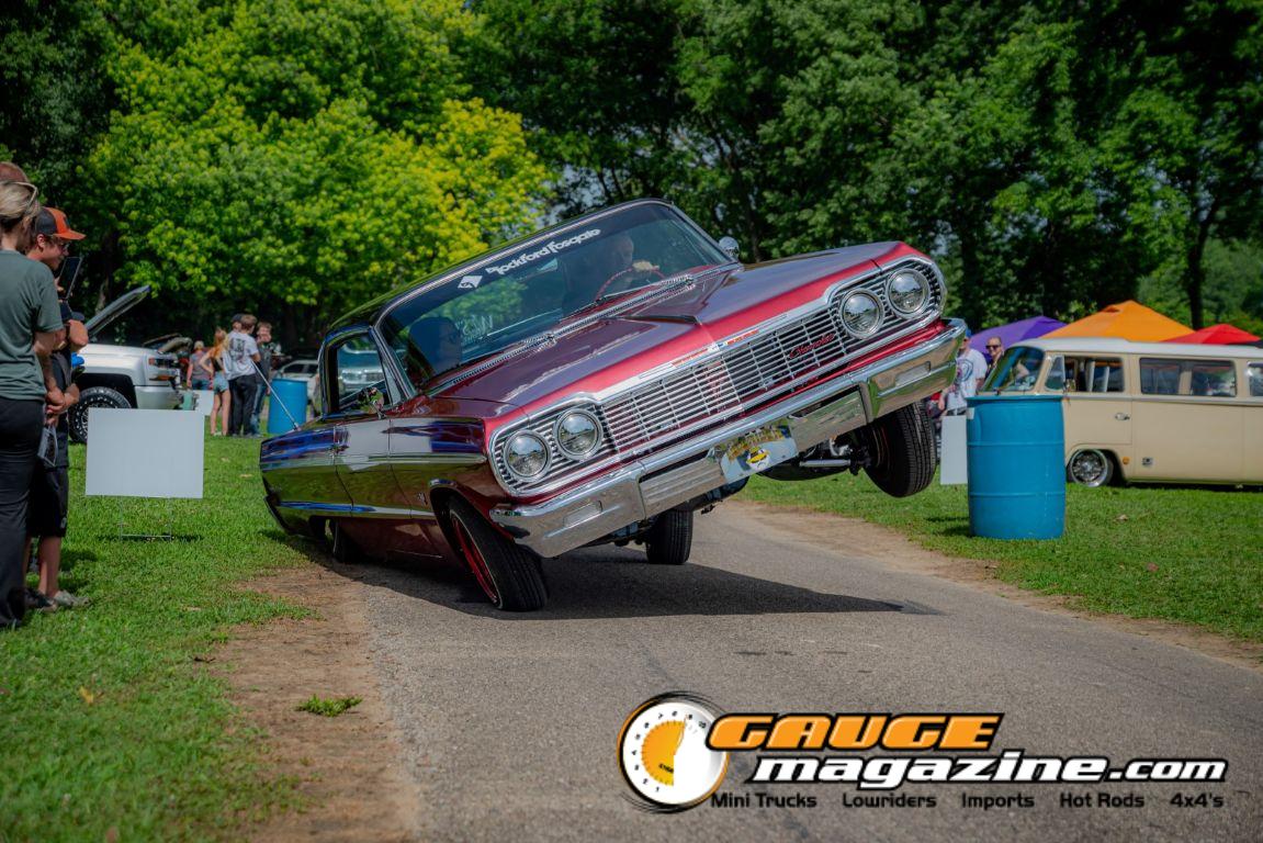 Custom cars on display during Slamology 2026 Cars