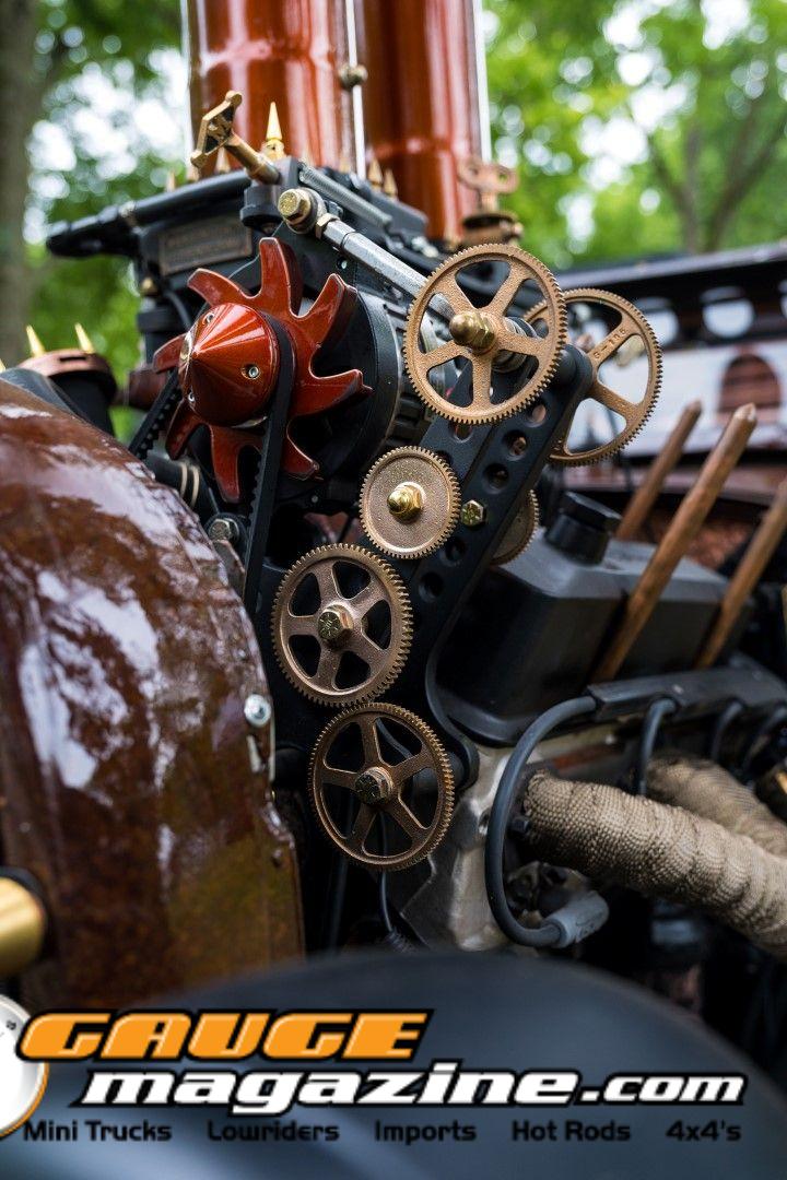 Custom cars on display during Slamology 2026 Cars