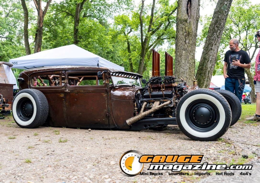 Custom cars on display during Slamology 2026 Cars