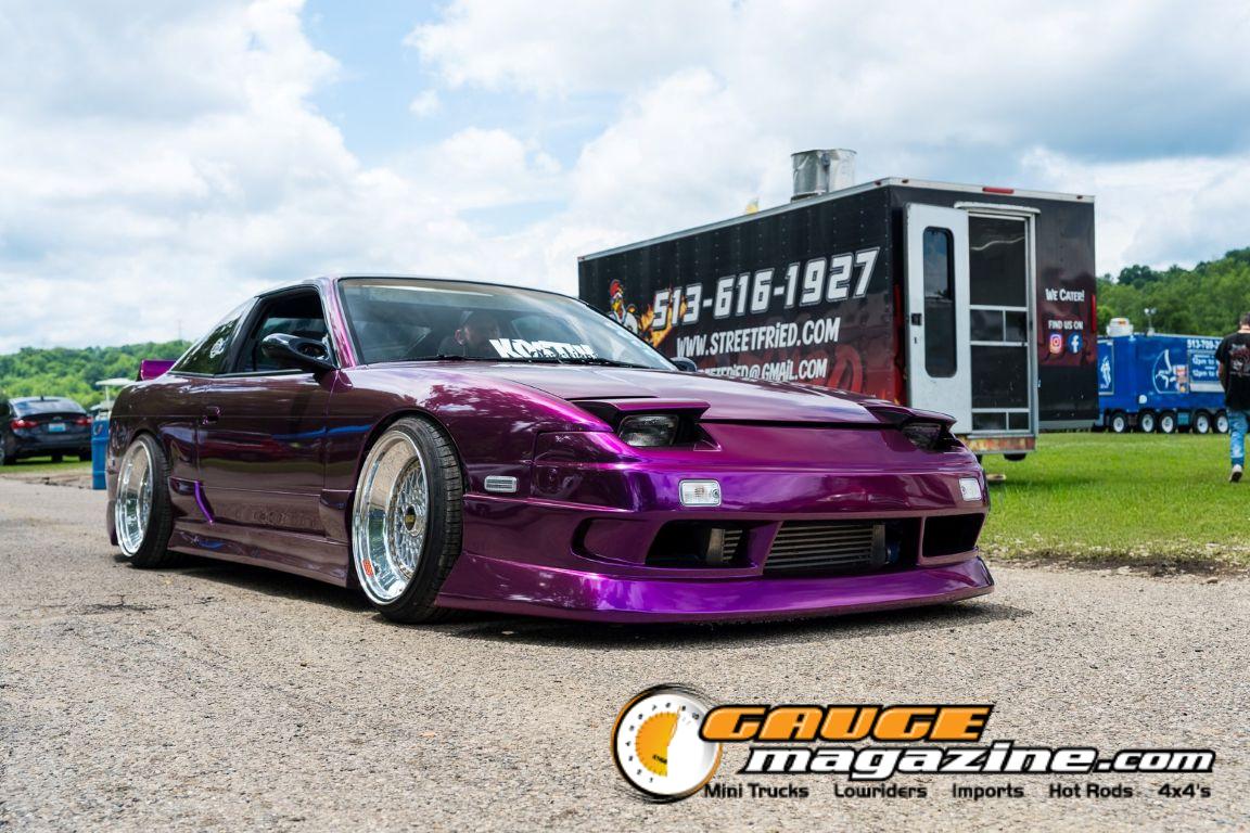 Custom cars on display during Slamology 2026 Cars