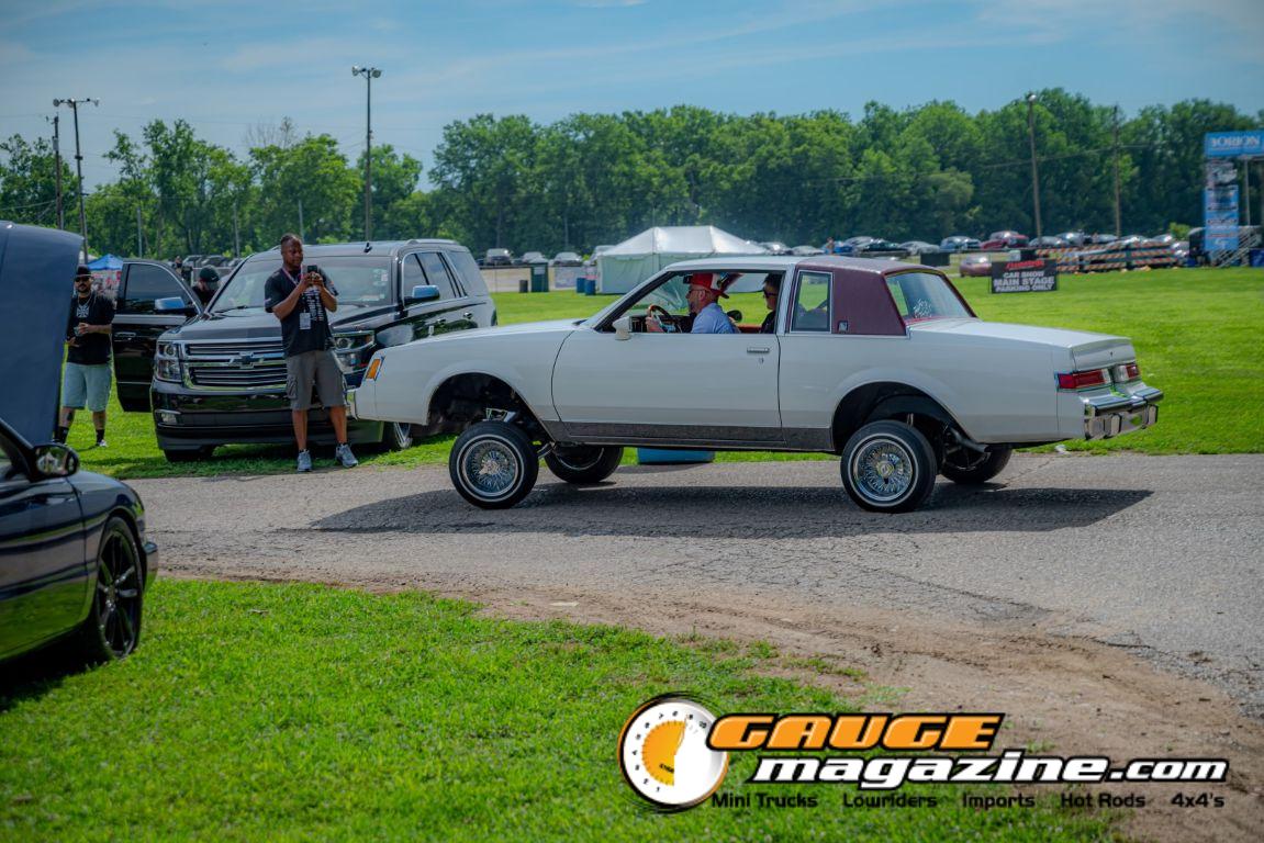 Custom cars on display during Slamology 2026 Cars