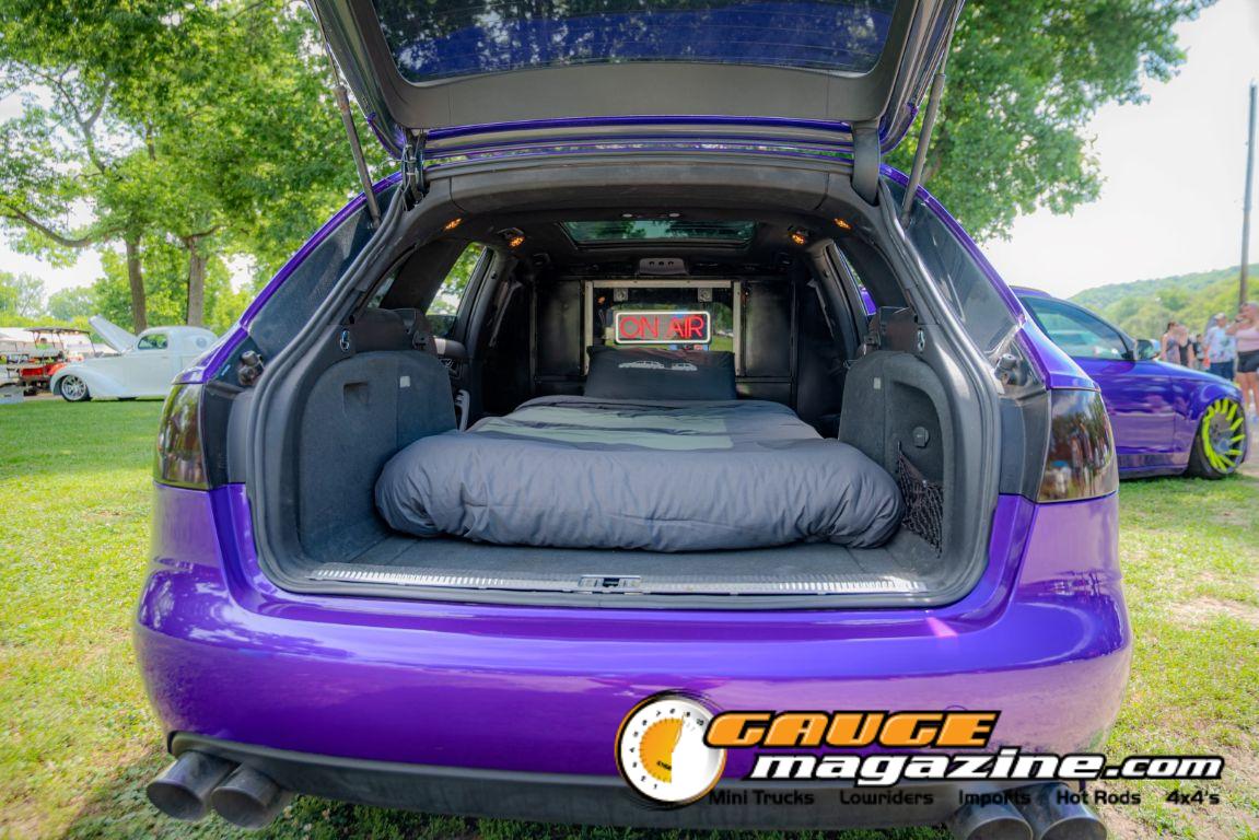 Custom cars on display during Slamology 2026 Cars