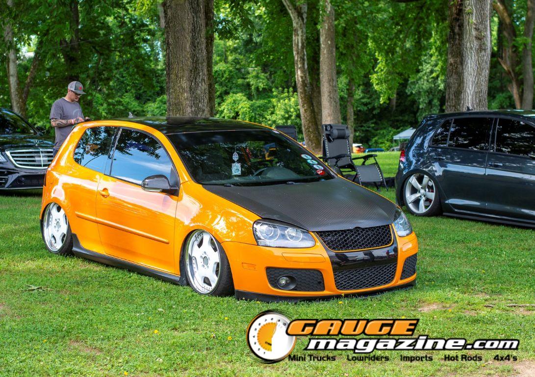 Custom cars on display during Slamology 2026 Cars