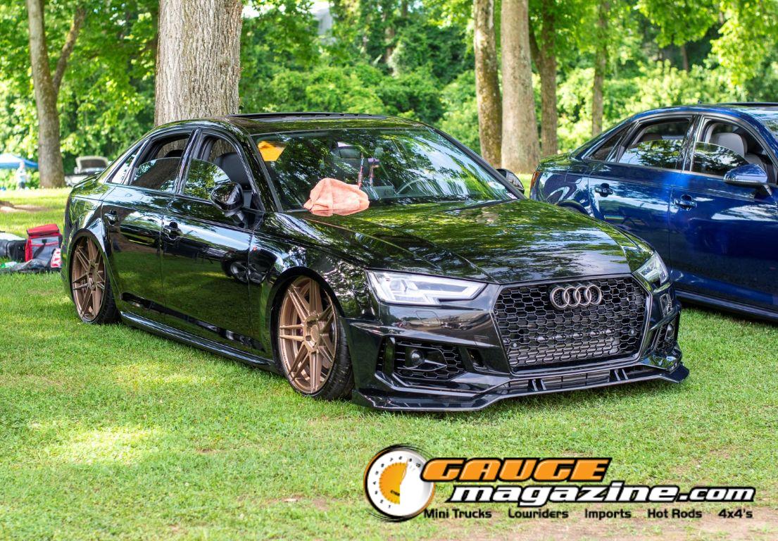 Custom cars on display during Slamology 2026 Cars