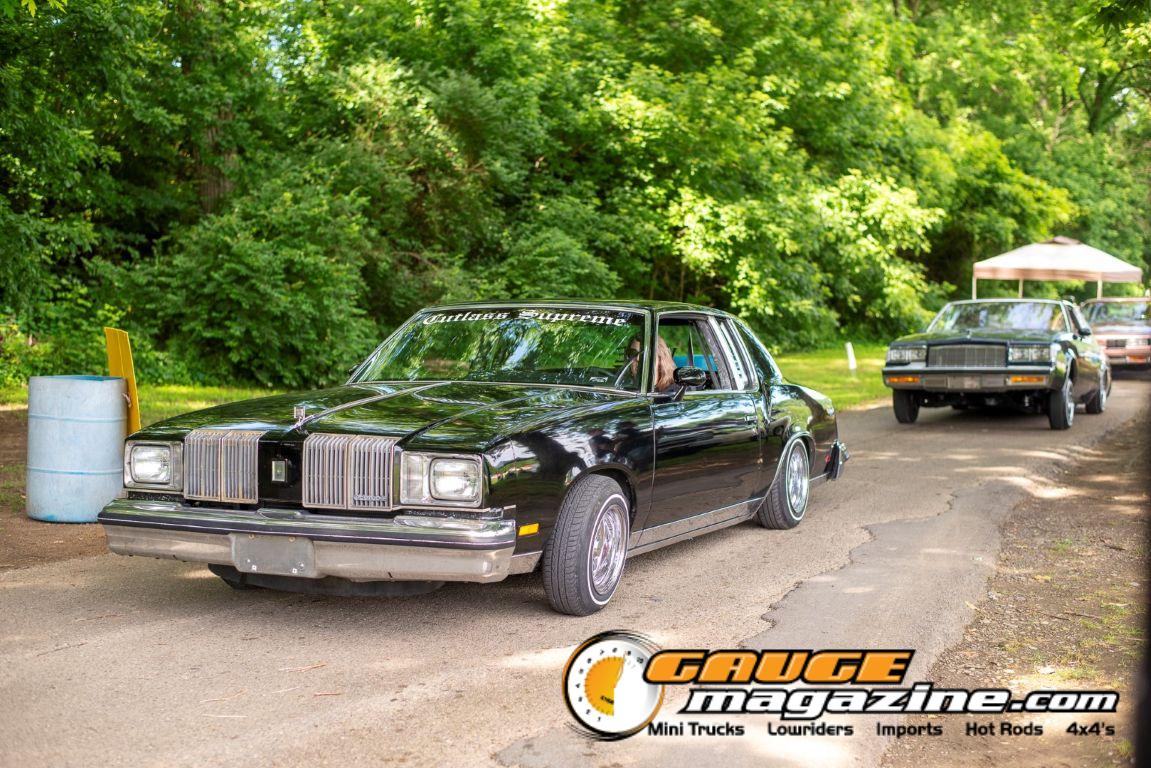 Custom cars on display during Slamology 2026 Cars