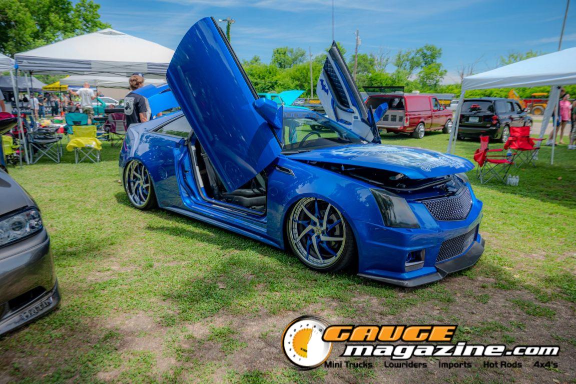 Custom cars on display during Slamology 2026 Cars