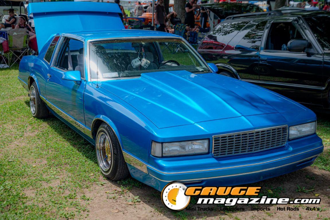 Custom cars on display during Slamology 2026 Cars