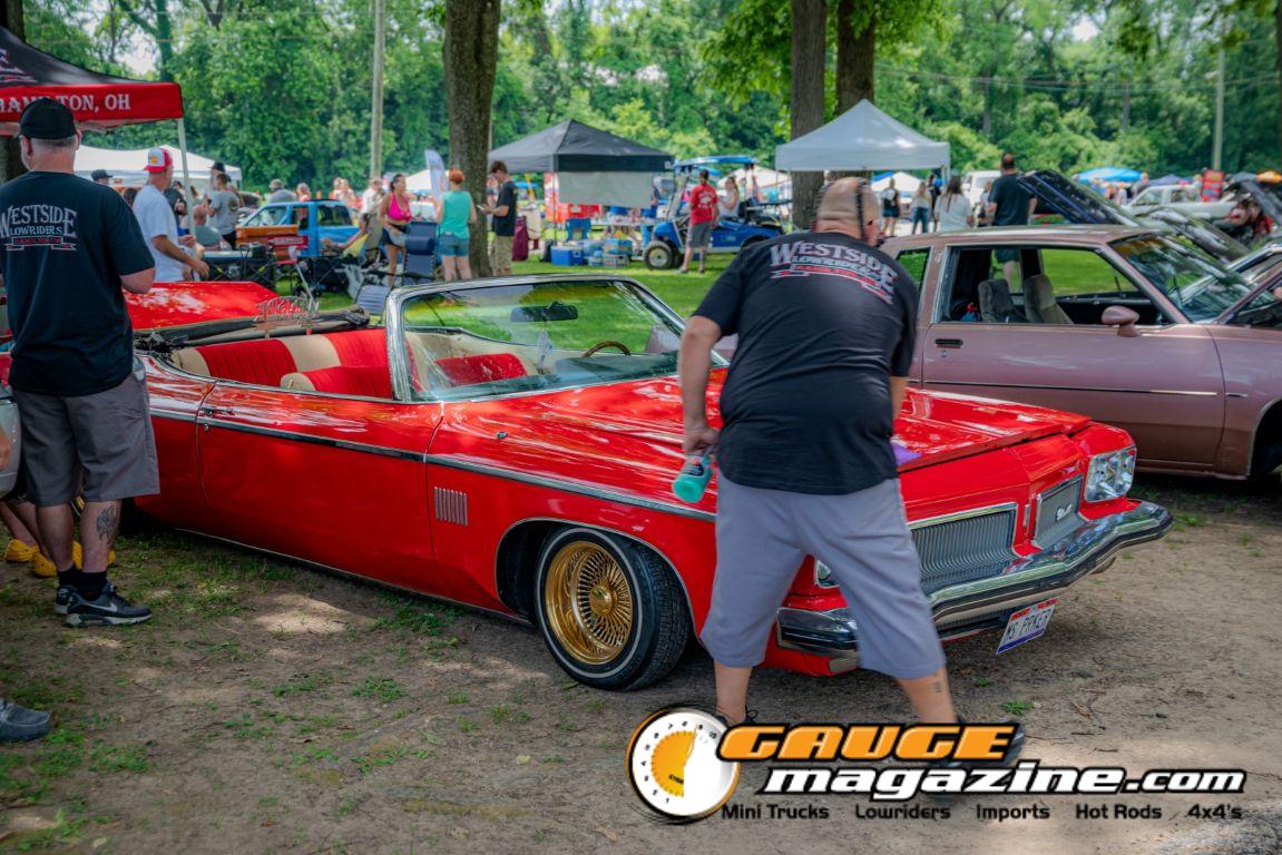 Custom cars on display during Slamology 2026 Cars