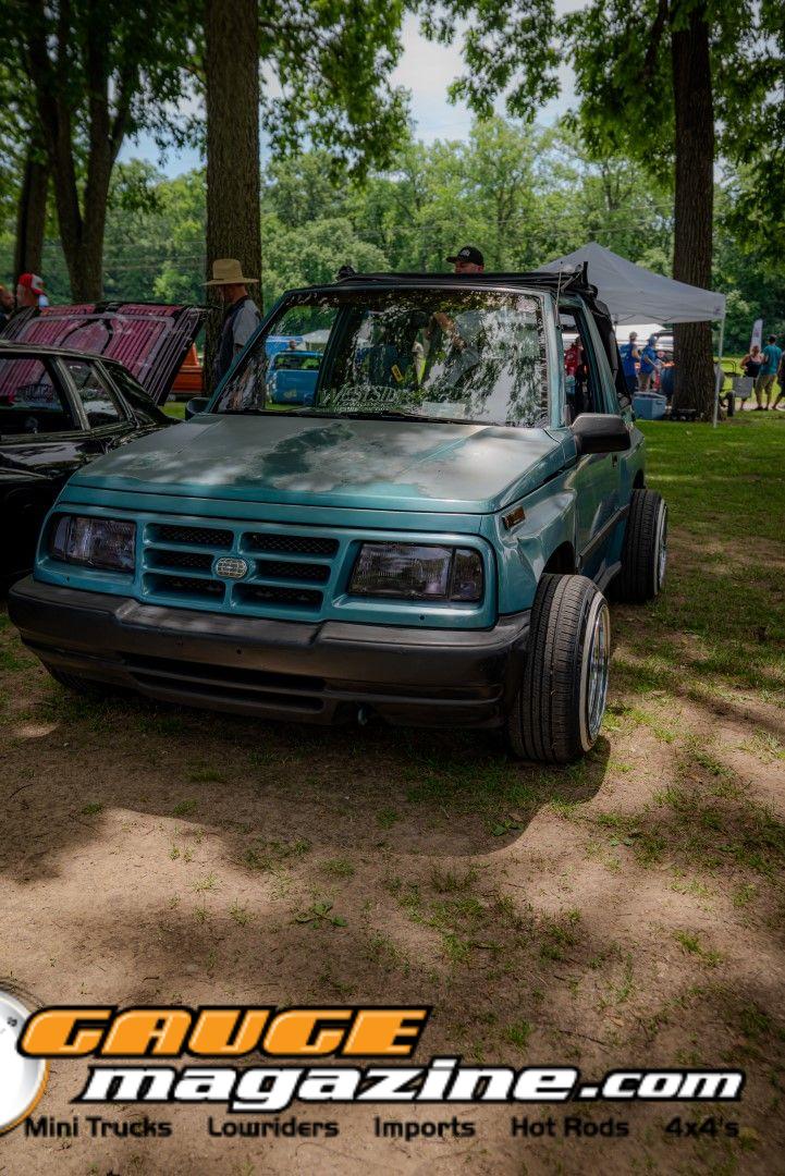 Custom cars on display during Slamology 2026 Cars