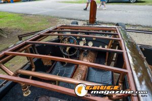 Custom cars on display during Slamology 2026 Cars