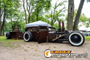 Custom cars on display during Slamology 2026 Cars