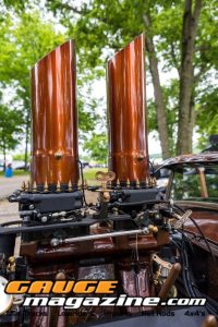 Custom cars on display during Slamology 2026 Cars