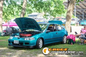 Custom cars on display during Slamology 2026 Cars