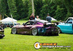 Custom cars on display during Slamology 2026 Cars