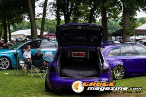 Custom cars on display during Slamology 2026 Cars