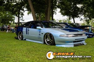 Custom cars on display during Slamology 2026 Cars