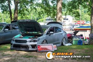Custom cars on display during Slamology 2026 Cars