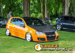Custom cars on display during Slamology 2026 Cars