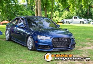Custom cars on display during Slamology 2026 Cars