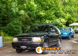 Custom cars on display during Slamology 2026 Cars