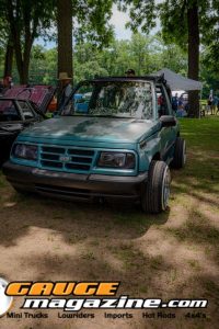 Custom cars on display during Slamology 2026 Cars