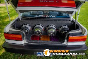 Custom cars on display during Slamology 2026 Cars