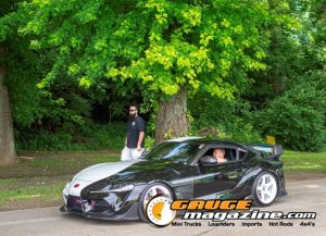 Custom cars on display during Slamology 2026 Cars