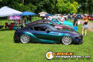 Custom cars on display during Slamology 2026 Cars