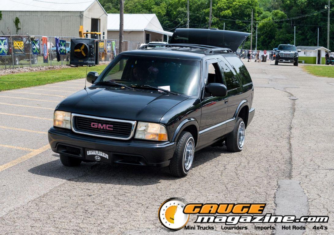Custom trucks on display during Slamology 2026 Trucks