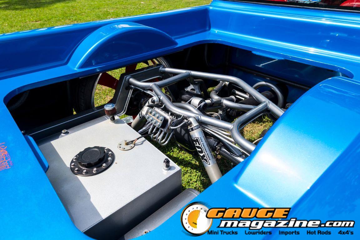 Custom trucks on display during Slamology 2026 Trucks