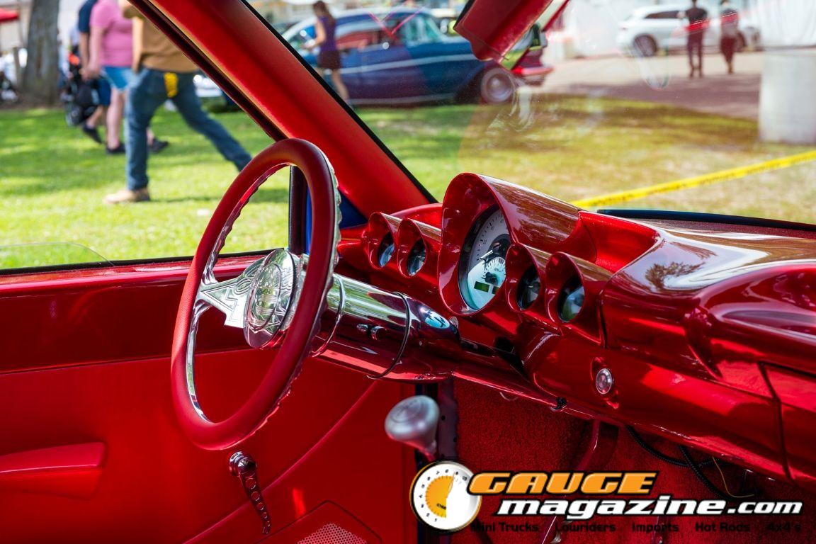 Custom trucks on display during Slamology 2026 Trucks