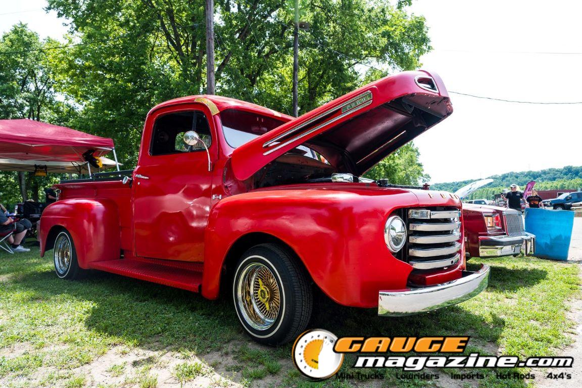 Custom trucks on display during Slamology 2026 Trucks