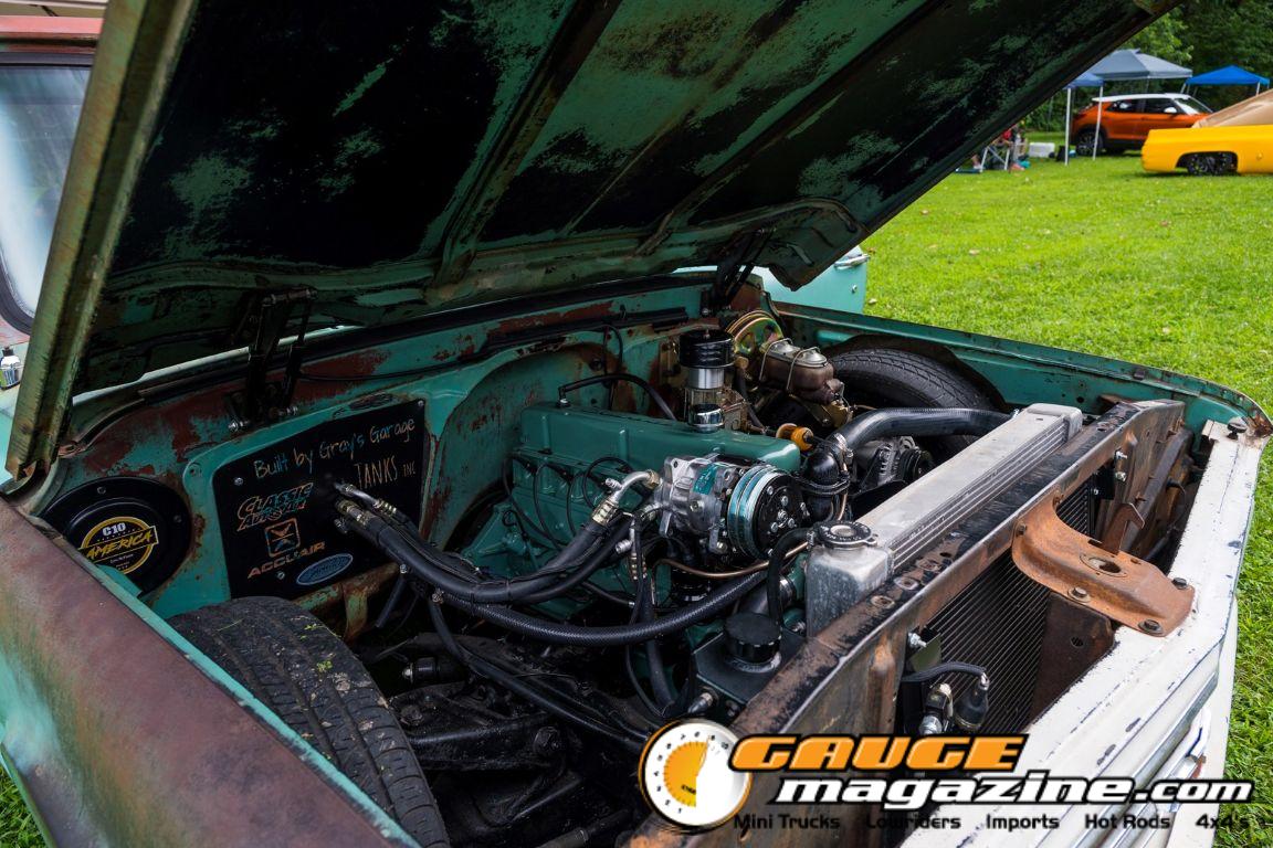 Custom trucks on display during Slamology 2026 Trucks