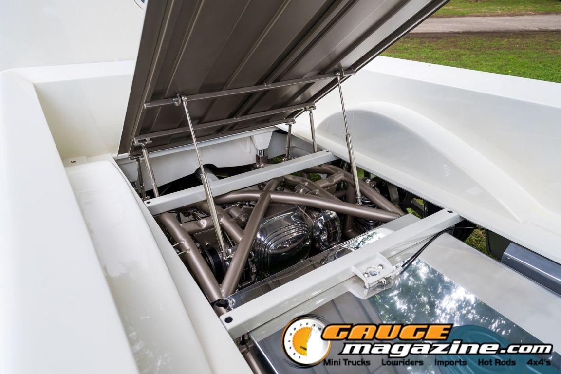 Custom trucks on display during Slamology 2026 Trucks