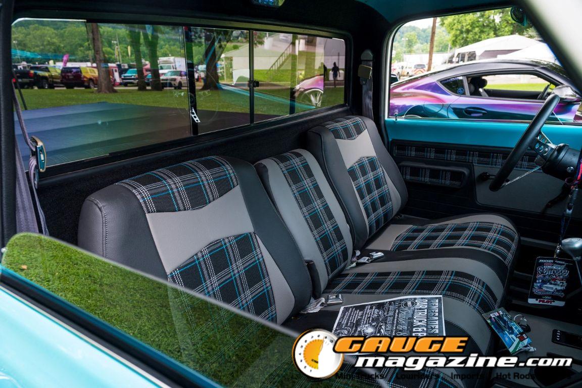 Custom trucks on display during Slamology 2026 Trucks