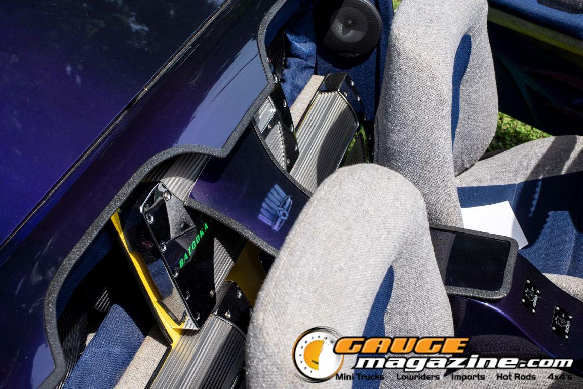 Custom trucks on display during Slamology 2026 Trucks
