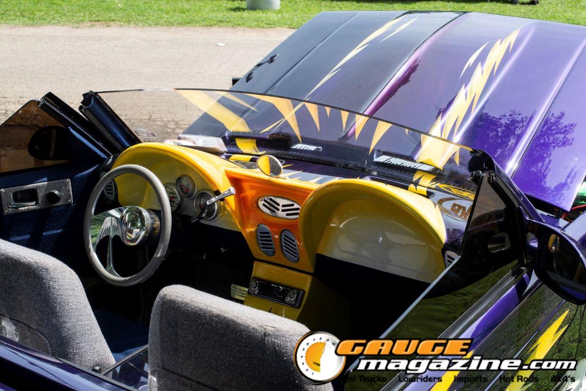 Custom trucks on display during Slamology 2026 Trucks