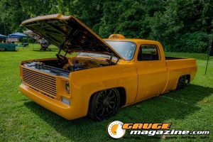 Custom trucks on display during Slamology 2026 Trucks