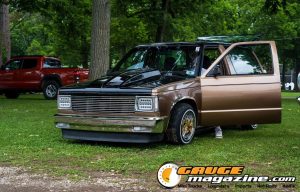 Custom trucks on display during Slamology 2026 Trucks