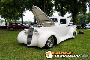 Custom trucks on display during Slamology 2026 Trucks