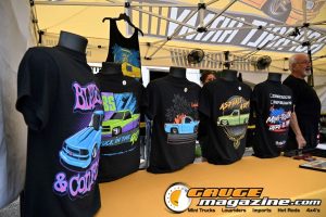 Custom trucks on display during Slamology 2026 Trucks
