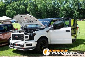 Custom trucks on display during Slamology 2026 Trucks