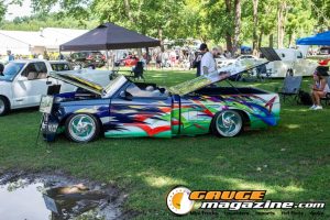 Custom trucks on display during Slamology 2026 Trucks