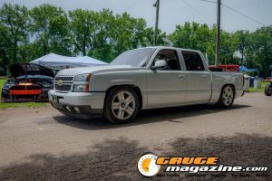 Custom trucks on display during Slamology 2026 Trucks